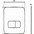 Активатор Oleas M2 двоен, механичен SmartFlush – Ideal Standard 11.26.264.0228 - siko.bg Активатор Oleas M2 двоен, механичен SmartFlush – Ideal Standard 11.26.264.0228 – миниатюра 1